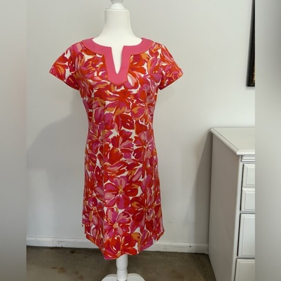TAHARI ASL Floral Midi Dress – Size 4 - Picture 1 of 7